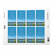 Bodenlandschapsfotografie, bruiloft label (Full Sheet)