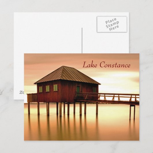 Bodenmeer bij Bregenz in Vorarlberg Briefkaart (Voorkant / Achterkant)