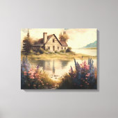 Bodenmeer op het platteland canvas afdruk (Voorkant)