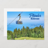 Bodenmeer Uitzicht uit de Pfänder in Oostenrijk Briefkaart (Voorkant / Achterkant)