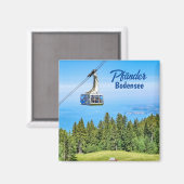 Bodenmeer vanaf de Pfänder in Oostenrijk Magneet (Voorkant / Achterkant)