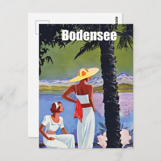 Bodensee Lake Briefkaart (Voorkant / Achterkant)