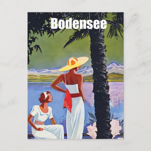 Bodensee Meer, Duitsland Briefkaart (Voorkant)
