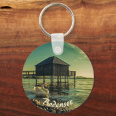 Bodensee Sunset Souvenir Sleutelhanger (Voorkant)