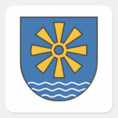 Bodenseekreis Wappen Vierkante Sticker (Voorkant)