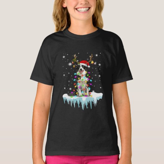 Boder Colline Rendier Kerstcadeau T-shirt (Voorkant)