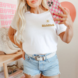 BODHI Boho Sun Retro Een Gelukkig Dude Mama T-shirt