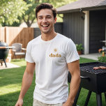 BODHI Boho Sun Retro One Happy Dude Dada T-shirt<br><div class="desc">Het BODHI Collectie heeft een bohemian waterverf zon met een retro terracotta stijl lettertype. Dit collectie is zo leuk voor een kinderverjaardagsevenement.</div>
