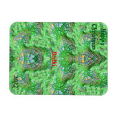 BODHI ~CHRISTMAS card Bright! ~ Red Green Yellow ~ Magneet (Horizontaal)