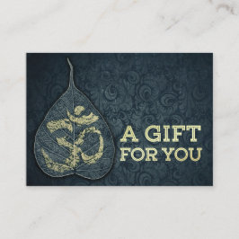 Bodhi Leaf OM Symbol YOGA Studio Cadeaubon Kortingskaartje