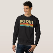 BODHI Name Personalized Funny Retro  Birthd Trui (Voorkant volledig)