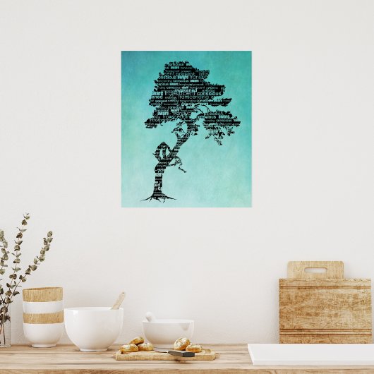 Bodhi Tree-Poster/afdrukken Poster (Keuken)