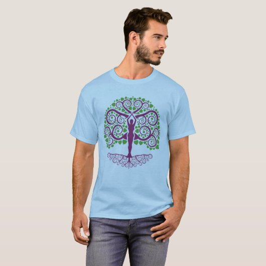 Bodhi Tree Tie Dye T-shirt (Voorkant volledig)