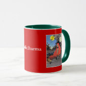 Bodhidharma van Yoshitoshi1887 Mok (Voorkant rechts)