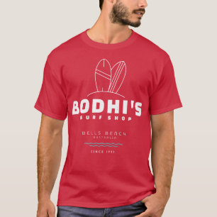 Bodhis Surf Shop Bells Beach Australië sinds 1991 T-shirt