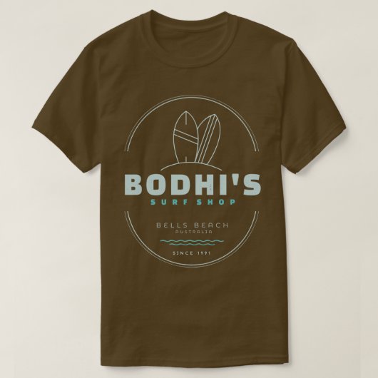Bodhis Surf Shop Bells Beach Australië sinds 1991 T-shirt (Design voorkant)