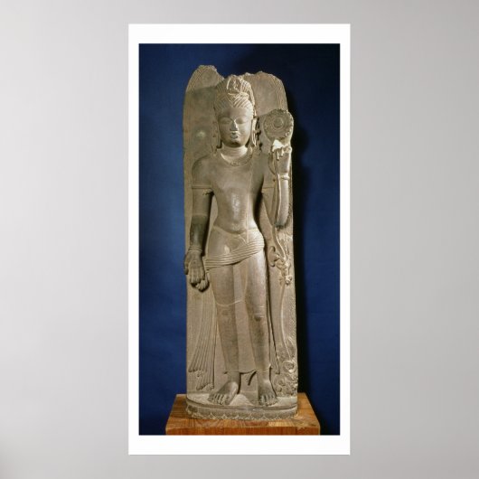 Bodhisattva Padmapani, Nalanda, Bihar, Pala dynast Poster (Voorkant)