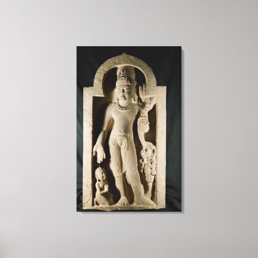 Bodhisattva Padmapani, Sarnath Canvas Afdruk (Voorkant)