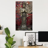 BODHISATTVA THOUSAND ARMED KANNON POSTER (Thuiskantoor)