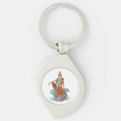 Bodhisattva van Compassion Metal Sleutelhanger (Voorkant)