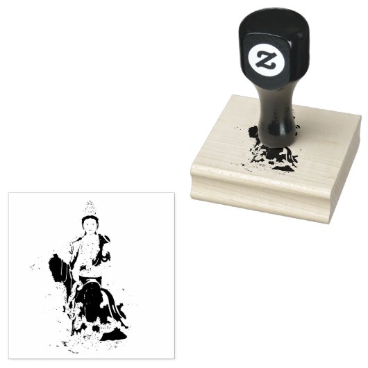 Bodhisattva van Compassion rubberen stempel (Gestempeld)
