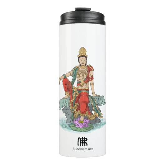 Bodhisattva van Compassion Tumbler Thermosbeker (Voorkant)