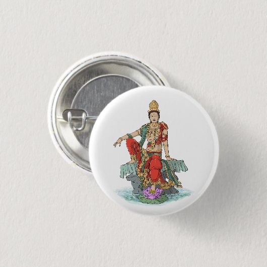 Bodhisattva van de Button van mededogen (Voorkant /achterkant)
