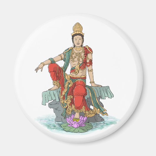 Bodhisattva van de Compassion-magneet Magneet (Voorkant)