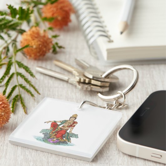 Bodhisattva van de sleutelhanger van mededogen (Voorkant Rechts)