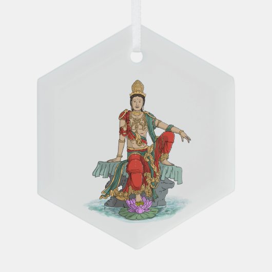 Bodhisattva van het Ornament van mededogen (Achterkant)