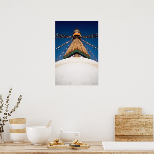 Bodhnath Stupa Poster (Keuken)