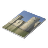 Bodiam Castle (1385), gereflecteerd in mot, Oost Notitieblok (Linkerzijde)