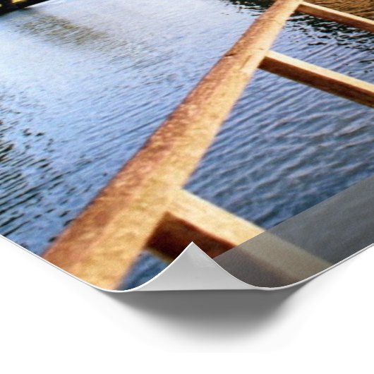 Bodiam Castle, Kent, Engeland Poster (Hoek)