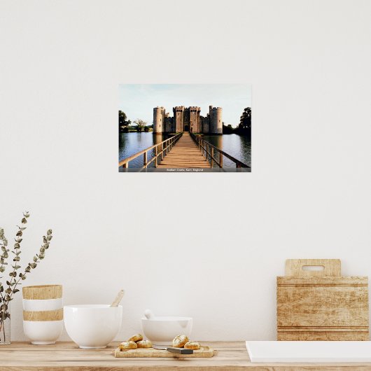 Bodiam Castle, Kent, Engeland Poster (Keuken)
