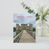 Bodiam Castle uitzicht ansichtkaart Briefkaart (Staand voorkant)