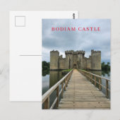 Bodiam Castle uitzicht ansichtkaart Briefkaart (Voorkant / Achterkant)