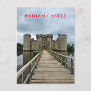 Bodiam Castle uitzicht ansichtkaart Briefkaart