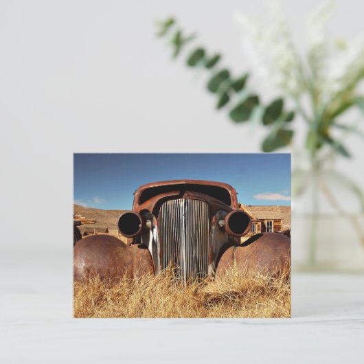 Bodie Abandoned Car Briefkaart (Staand voorkant)