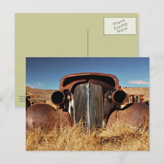 Bodie Abandoned Car Briefkaart (Voorkant / Achterkant)