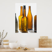 Bodie Antiek flesjes Poster (Keuken)