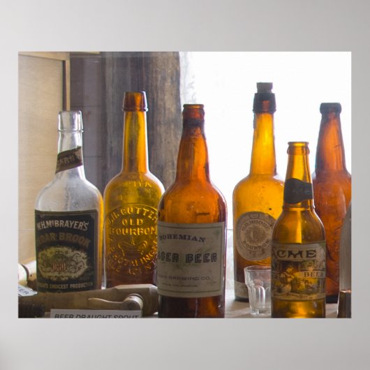 Bodie Antiek flesjes Poster (Voorkant)