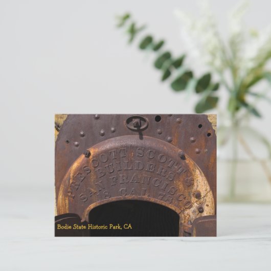 Bodie Boiler Briefkaart (Staand voorkant)