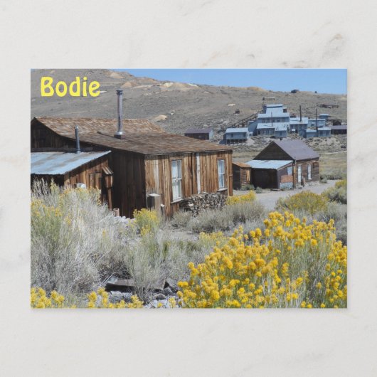 Bodie, CA Briefkaart (Voorkant)