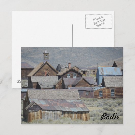 Bodie, CA Briefkaart (Voorkant / Achterkant)