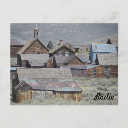 Bodie, CA Briefkaart (Voorkant)
