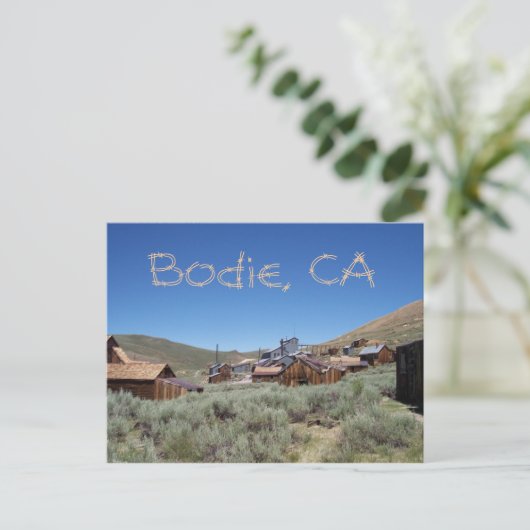 Bodie California Briefkaart (Staand voorkant)