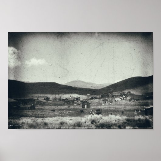 Bodie California Ghost Town Landschap Poster (Voorkant)