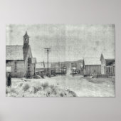 Bodie California Ghost Town Poster (Voorkant)