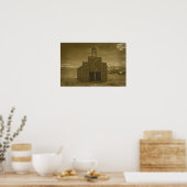 Bodie Firehouse Sepia-Poster Poster (Keuken)