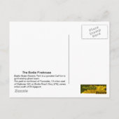 Bodie Firehouse Sepiatone Post Kaart (Achterkant)